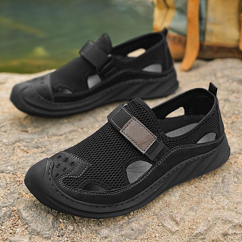 Fashion CYYTL Mens Sandals Casual Shoes Outdoor Summer Slippers Beach Walking Slides Comfort Luxury Designer Leather Lightweight Fashion