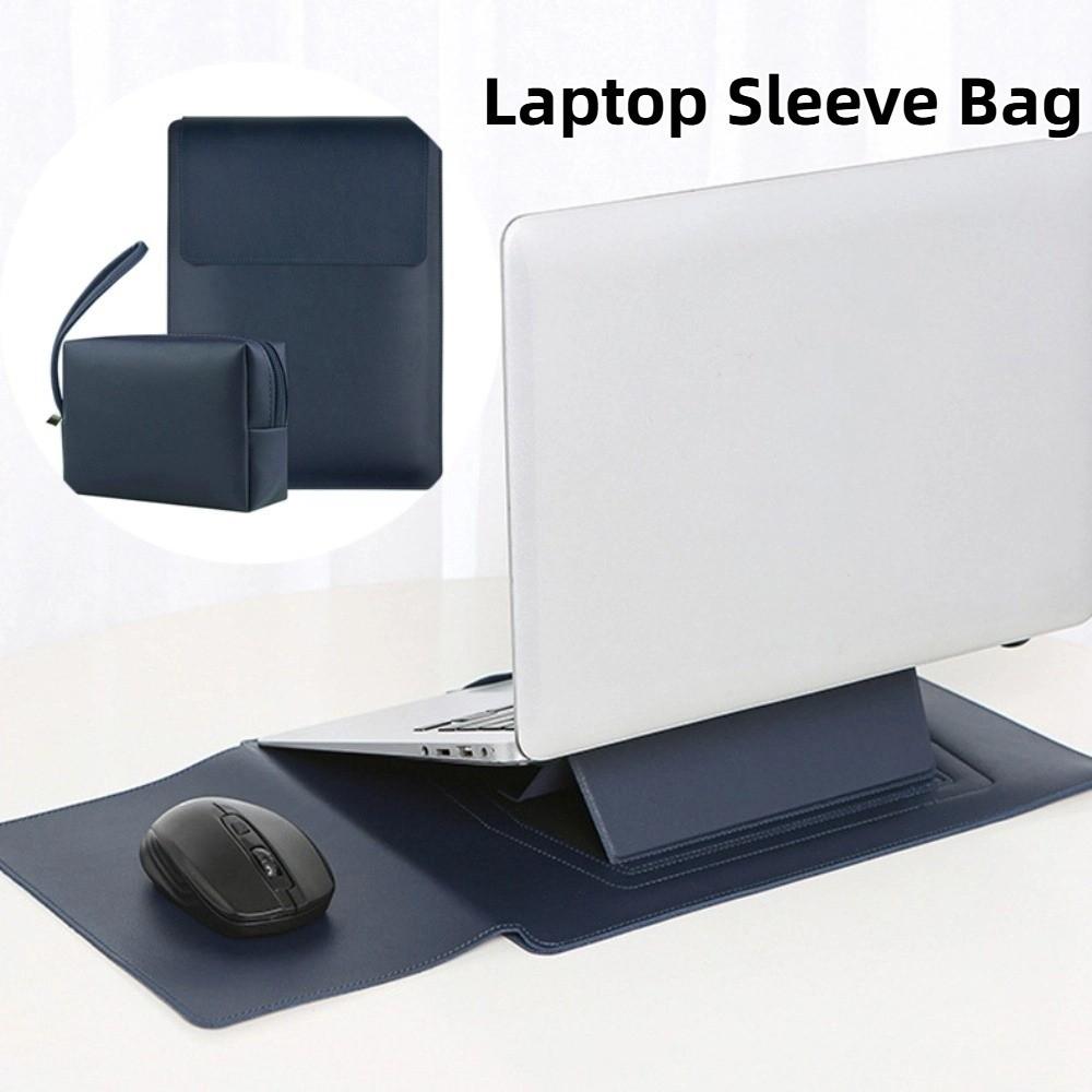 PU Leather Laptop Sleeve Case Bracket Design Laptop Bracket Inner Bag  15/16 Inch Universal