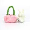 Cute Sales Plush Toy Outing Series Strawberry Rabbit White B0049