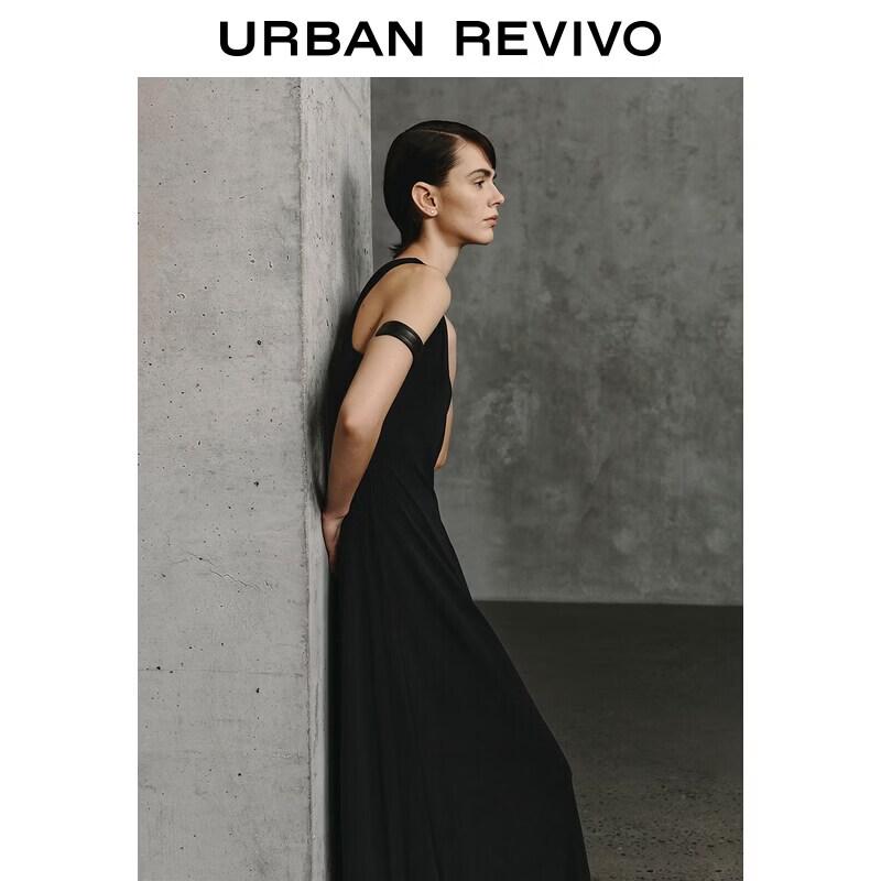 UR Urban Series Women's Leather Buckle Sleeveless Dress