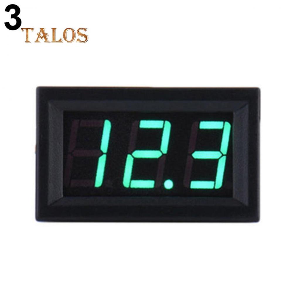 Mini Voltmetro CC 3.2-30V a Due Fili Pannello LED Display Digitale Testa Misuratore di Tensione Elettronica