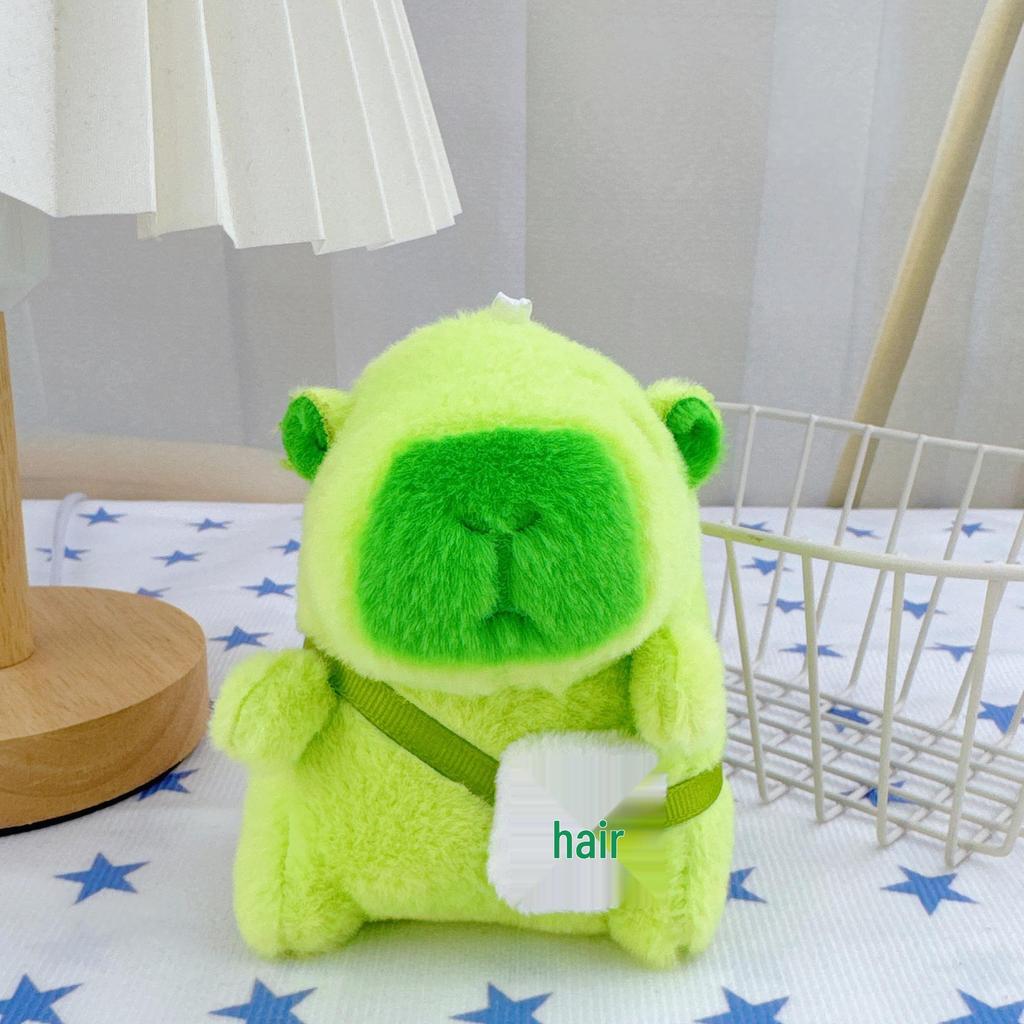 Capybara Hanger Pluche Sleutelhanger - Verjaardagscadeau Lappenpop