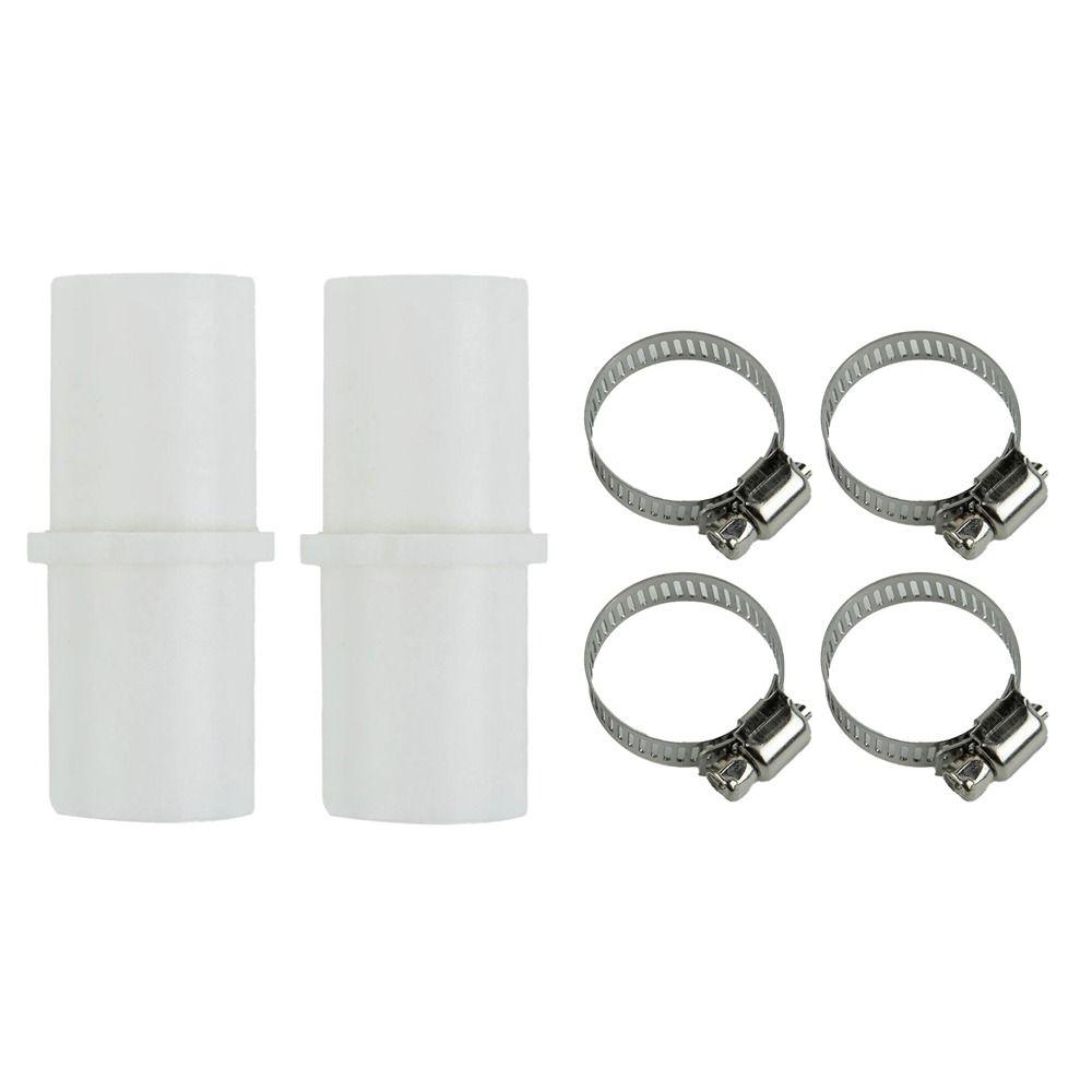 

1/2Set Tube Fitting Washer Hose Adapter Kit with 2 Clamps Washer Extension Adapter