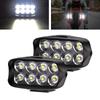 Aoling Motorcycle Fog Lamp, 12 V 24 V, Waterproof, 8 LED, Motorcycle Headlight, Auxiliary