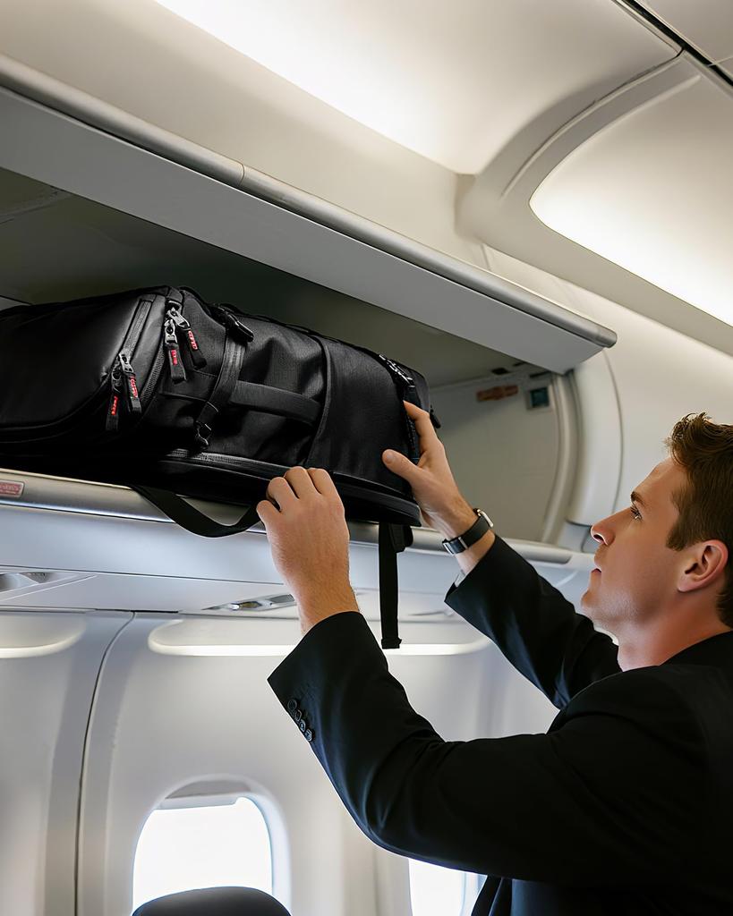 Inateck 40L Travel Backpack, Business Carry-On, TSA Quick Access, 7 Compartments, Waterproof, Anti-Theft, Sustainably Made, Perfect for Travel