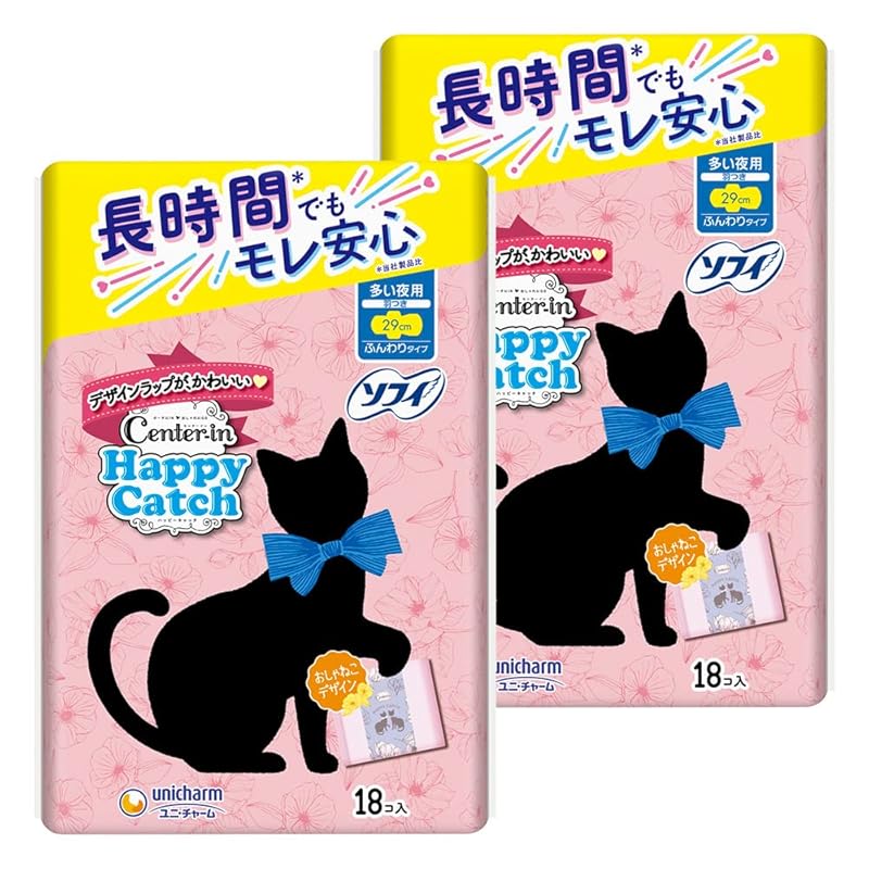 

[Bulk purchase] Center Inn happy catch For many nights with wings 29cm 36 pieces (18 pieces x 2) (Sanitary products napkin)