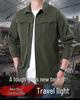 Men's Outdoor Quick Dry Tactical Shirt - Long Sleeve, Breathable, Elastic, Multi-Pocket