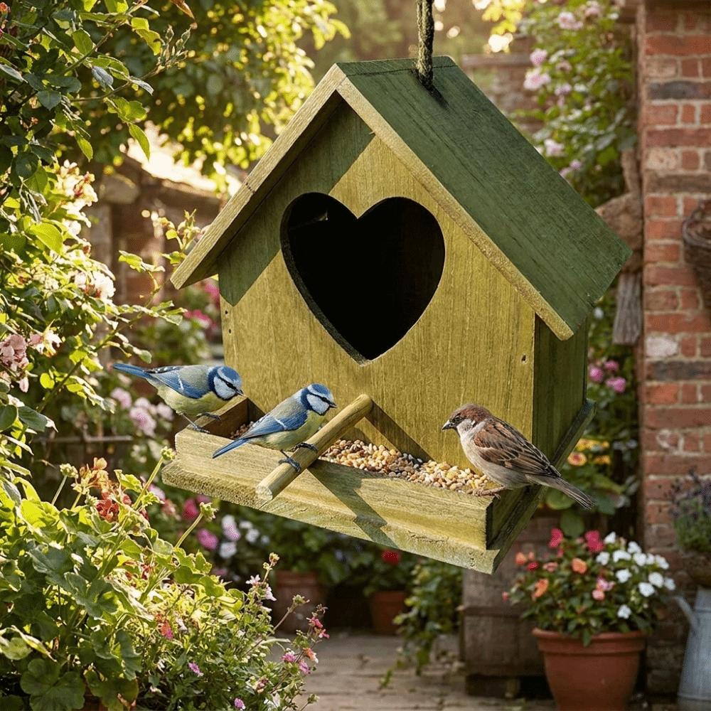 Hanging Bird Nest Box Handmade Parrot Nest House Parrot Breeding Box Garden Decoration