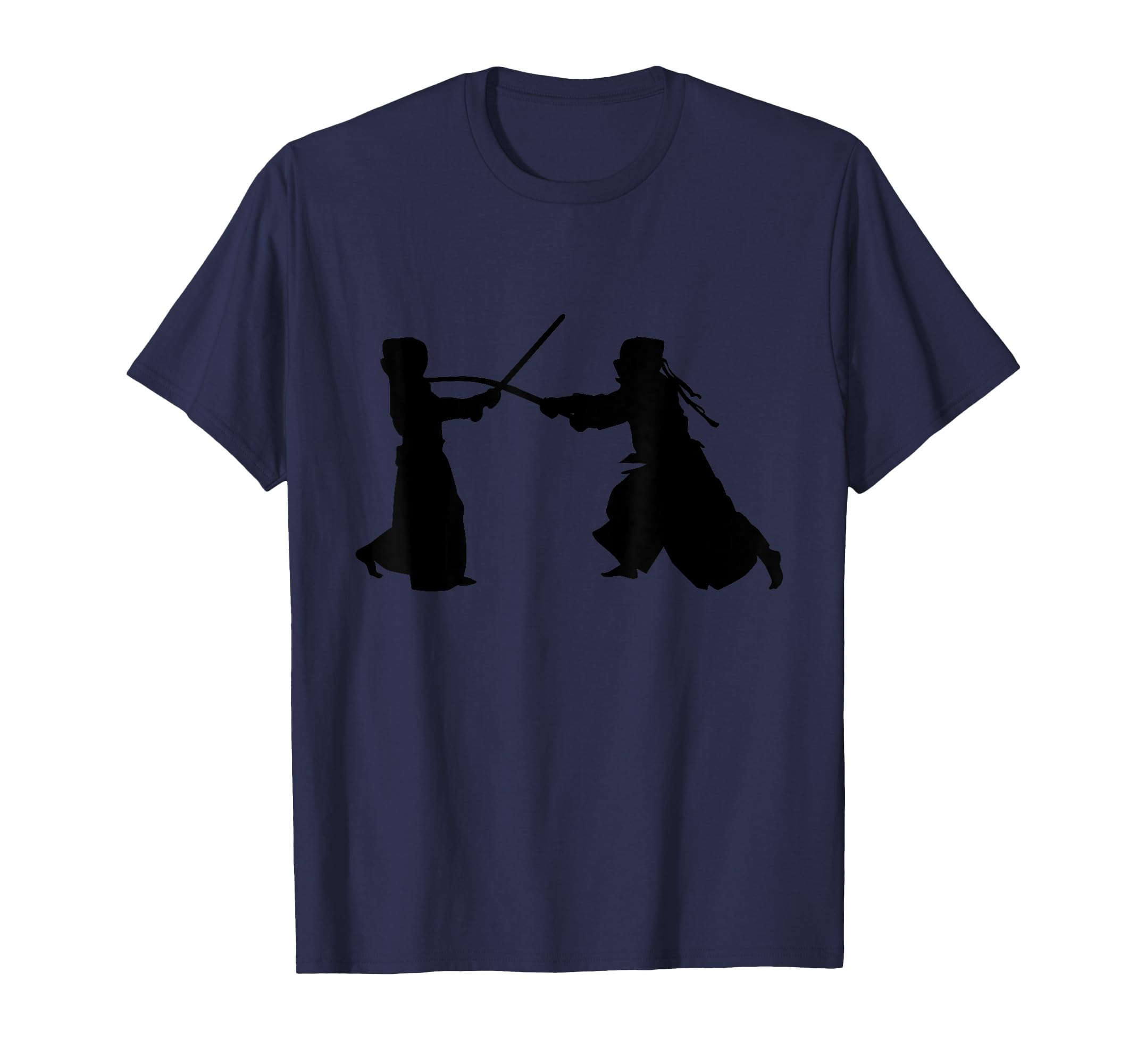

Silhouette Kendo Aikido Japan Martial Arts Gladiator Fan T-Shirt синий