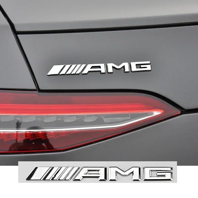 AABGR1 3D ABS Car Rear Trunk Badge Decal Letters Sticker For Mercedes Benz AMG A B C E G CLA C63 C63S E53 GT SLK W176 W205 W177 C260L1