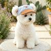Pet Dog Cat Small Breed Puppy Accessory Simple Solid Color Adjustable Hat Fall Winter