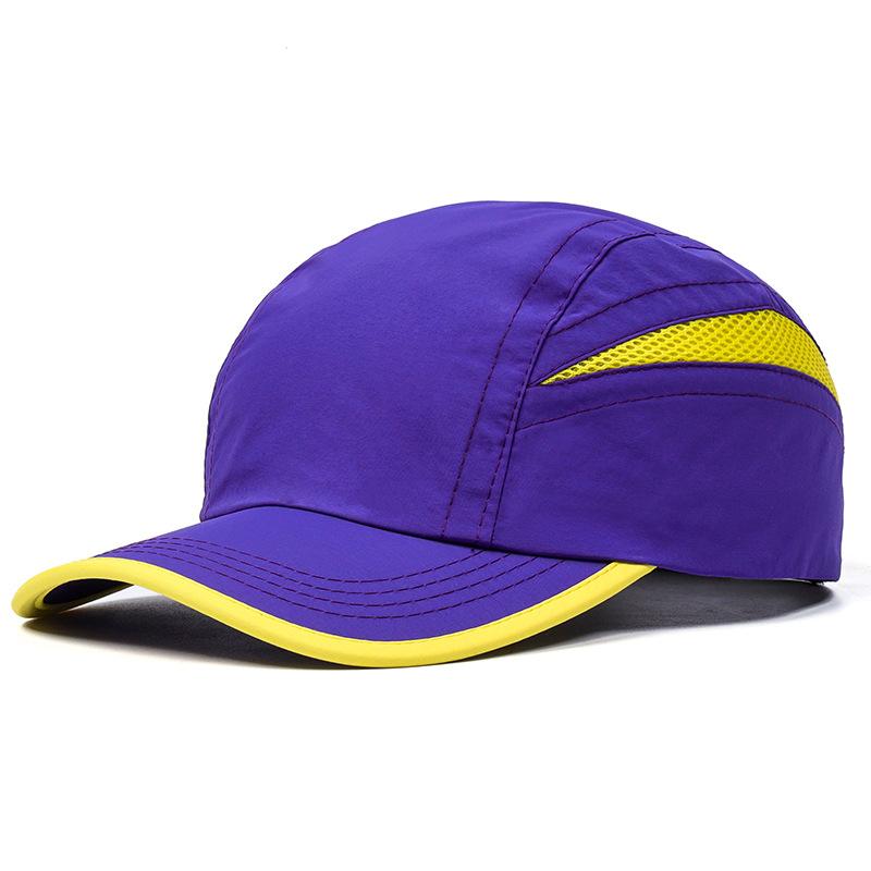 Export Quick Dry Baseball Cap Custom Logo Embroidered Mens Outdoor Polyester Breathable Summer Sun Hat Casual Caps