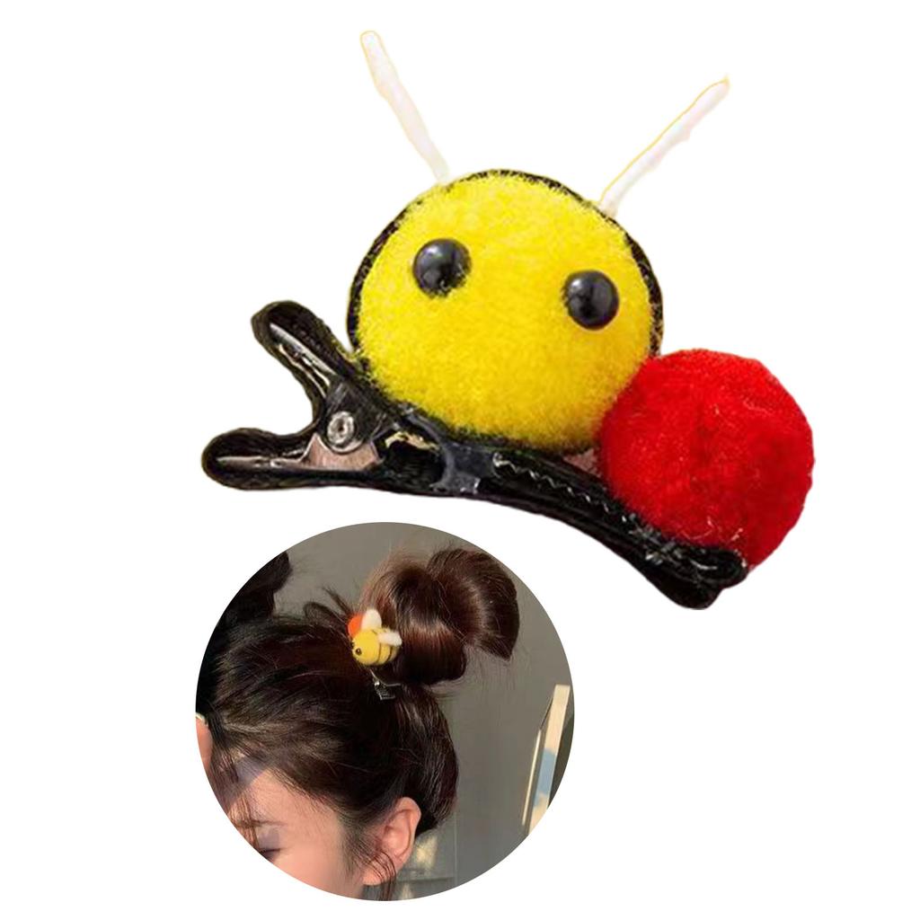 Girls Hair Clip Bees Women Kid Hairgrips Adorkable Headdress Barrettes Bees Shape Sweet 2000s Girls Hairpins