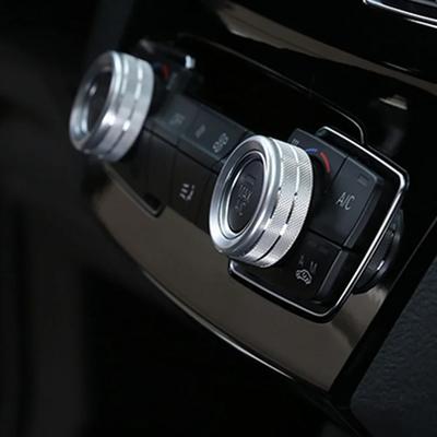 3PCS Car Volume Air Conditioning Knobs Audio Control Knob Ring AUTO Button For BMW 1 2 3 3GT 4 Series X1 2016-2019