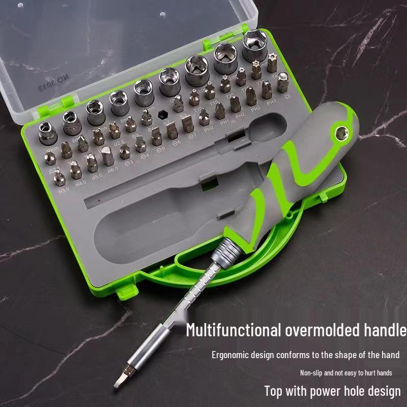 Multifunkční ráčnový šroubovák: Teleskopický, Magnetický, Phillips, Plochý, Šestihranný, Torx