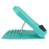 Household Folding Foot Calf Stretcher Massage Leg Fitness Slant Pedal Board(Blue&Green)