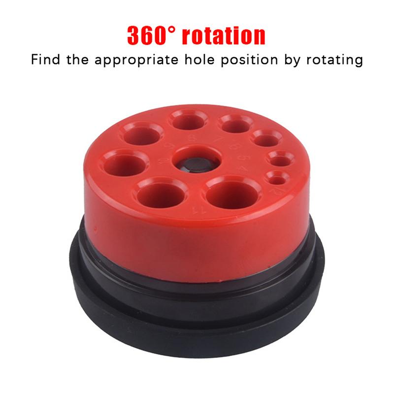 1Pc Red Dust Collector Punching Machine Dust Bowl Dust-Proof Device Electric Hammer Dust Stopper Electric Tool Accessories
