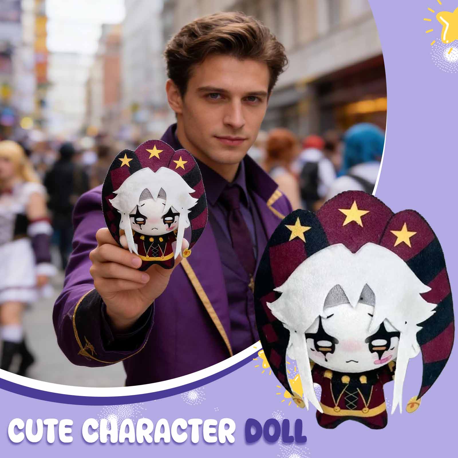 

Чарівна 10 см, М яка Плюшева Лялька, Милий М який Брелок-Іграшка та Колекційна Прикраса One Size