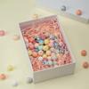 100x DIY Silicone Beads for Bracelet Making Purse Pendant DIY Crafts Making for Keychain Making Kit with Lanyards Multicolor