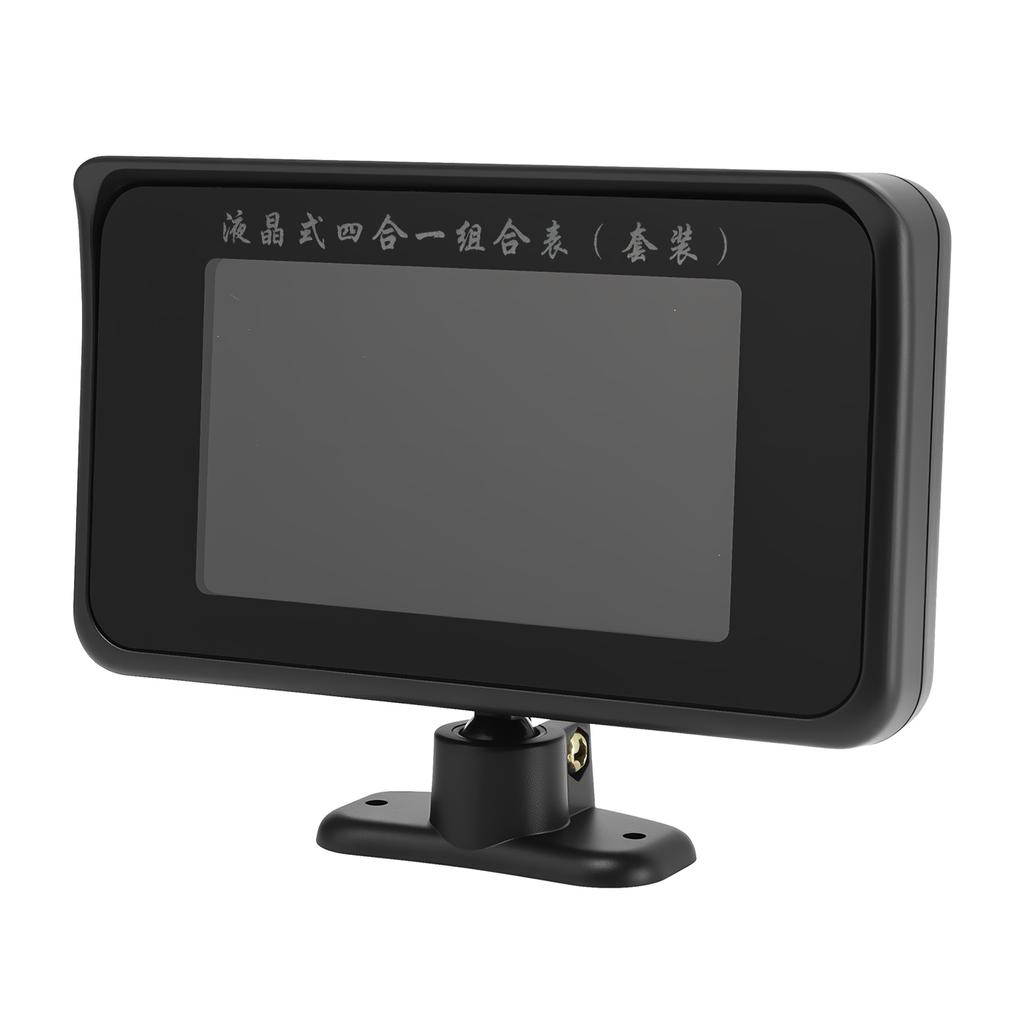 HD Digital Car LCD Display Gauge Universal 4 in1 Water Temp Voltage Fuel Level Oil Press Instruments Sensor NPT 1/8 12V/24V