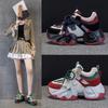 986-2 Popular Leather Women's Shoes New Muffin Thick-soled Inner Height-increasing Sports and Leisure Shoes In Autumn