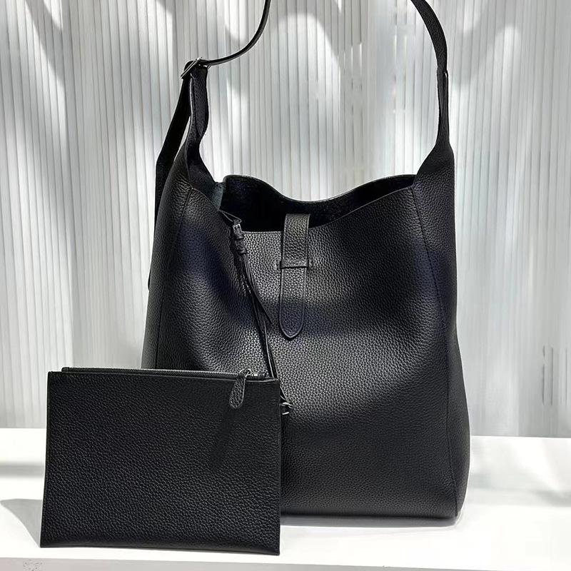 E Nova Bolsa Hobo Bolsa Tote Couro de Vaca Camada Superior Bolsa de Mão Grande Capacidade Bolsa de Mão de Couro Único Bolsa de Braço