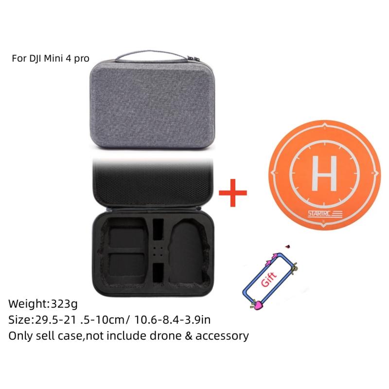 For DJI Mini 4 PRO Drone Body Remote Control Earthquake Protective Storage Bag And Landing Gear Propeller Holder Fixing Accessor