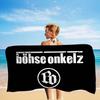 Bohse Onkelz Logo Badetuch Mikrofaser Weich Wasserabsorbierend Atmungsaktiv Für Mädchen Kinder Dekorativ Cartoon Strandtuch