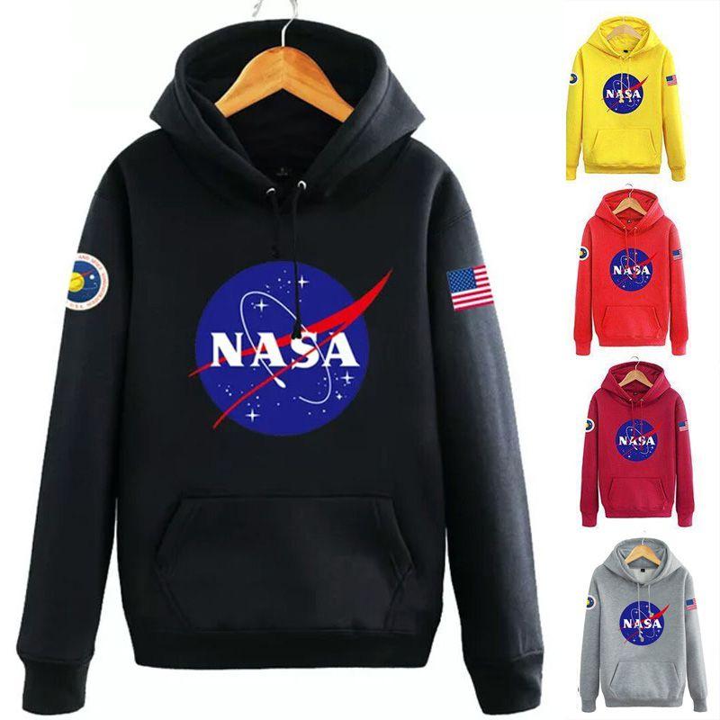 Mens Nasa Space Hoodie Pullover Warm Soft Breathable Casual Outwear Sweatshirt