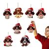 Christmas Decorations Dog Pendant Christmas Tree Decor Creative Dog Pendant Christmas Decor Ornaments For Christmas Holiday New