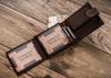 Men's leather wallet N992L-CHM-DOG-2-BL BROWN