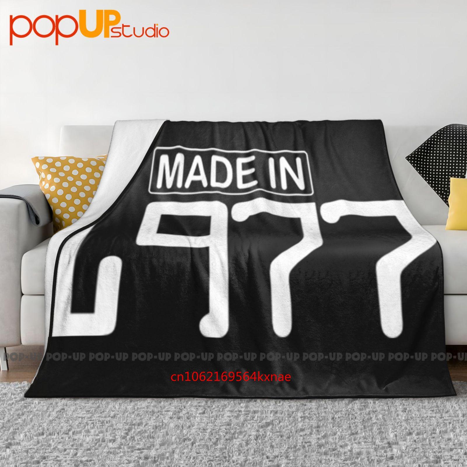 

Made In 1977 Birthday Celebration Ultra-Soft Blanket Quilt Winter Sofa Cover Bed Covers 30x40in