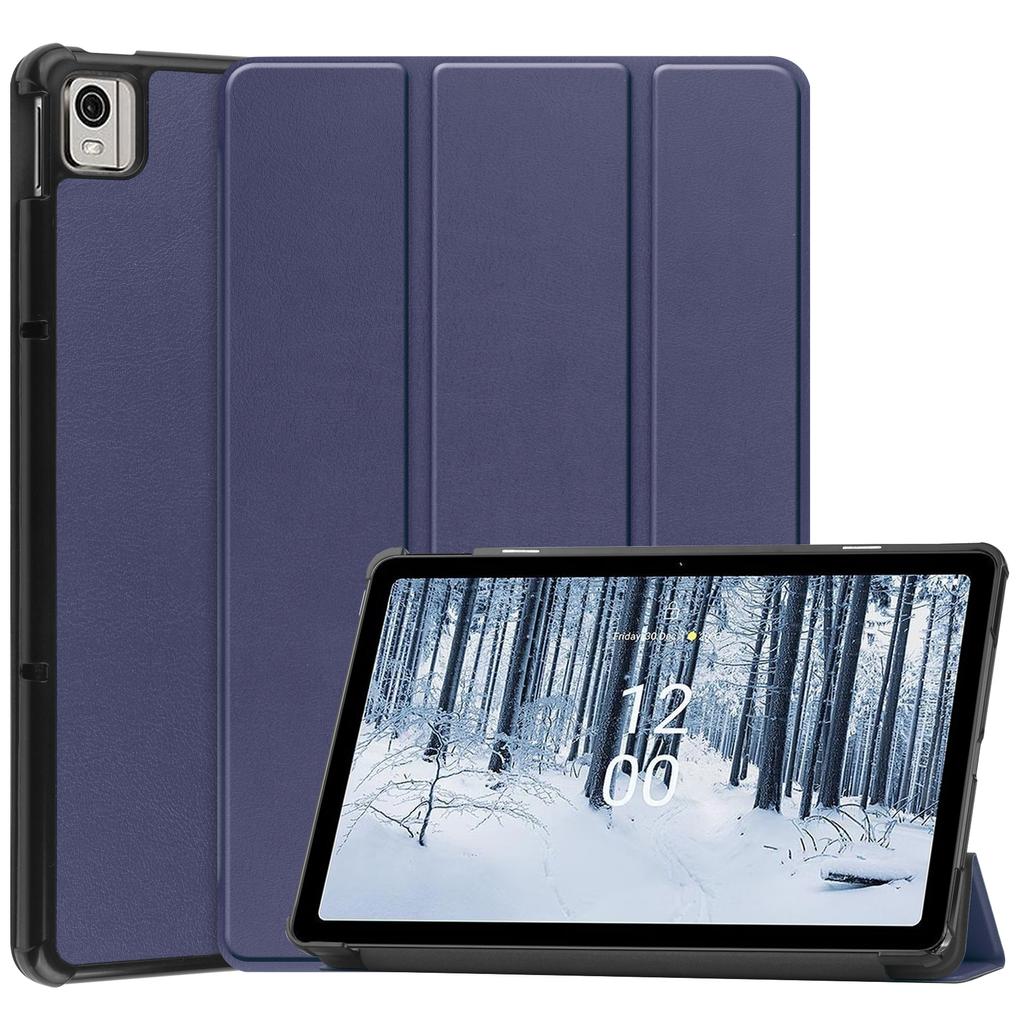 Trifold PU Leather Folio Smart Cover for T21 10.4 Tablet Case with Private Mold-Protective Shockproof Shield