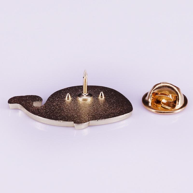 Cute Little Whale Brooch Cartoon Animal Pin Badge