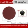 4-inch Stainless Steel Flocked Sandpaper Disc for Drill and Grinder Polishing.