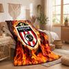 Sunderland Football Print Flannel Blanket Soft Warm Sofa Bed Throw Blanket For Home Office Bedroom