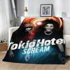 3D T-Tokio oF Band H-Hotel Music Singer Flannel Blanket Soft Throw Blanket Art For Home Decor Bedroom Bed Sofa Picnic Fans Gifts