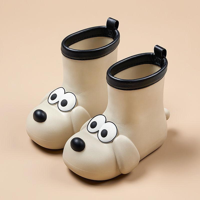 

Children s rain boots for boys and girls, cartoon cute puppy rain boots for toddlers in kindergarten3-6Waterproof and Non-Slip Rubber Shoes Inner Length20.0cm хакі