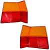 Taillight Glass for Skoda Favorit Forman - Right Left Set