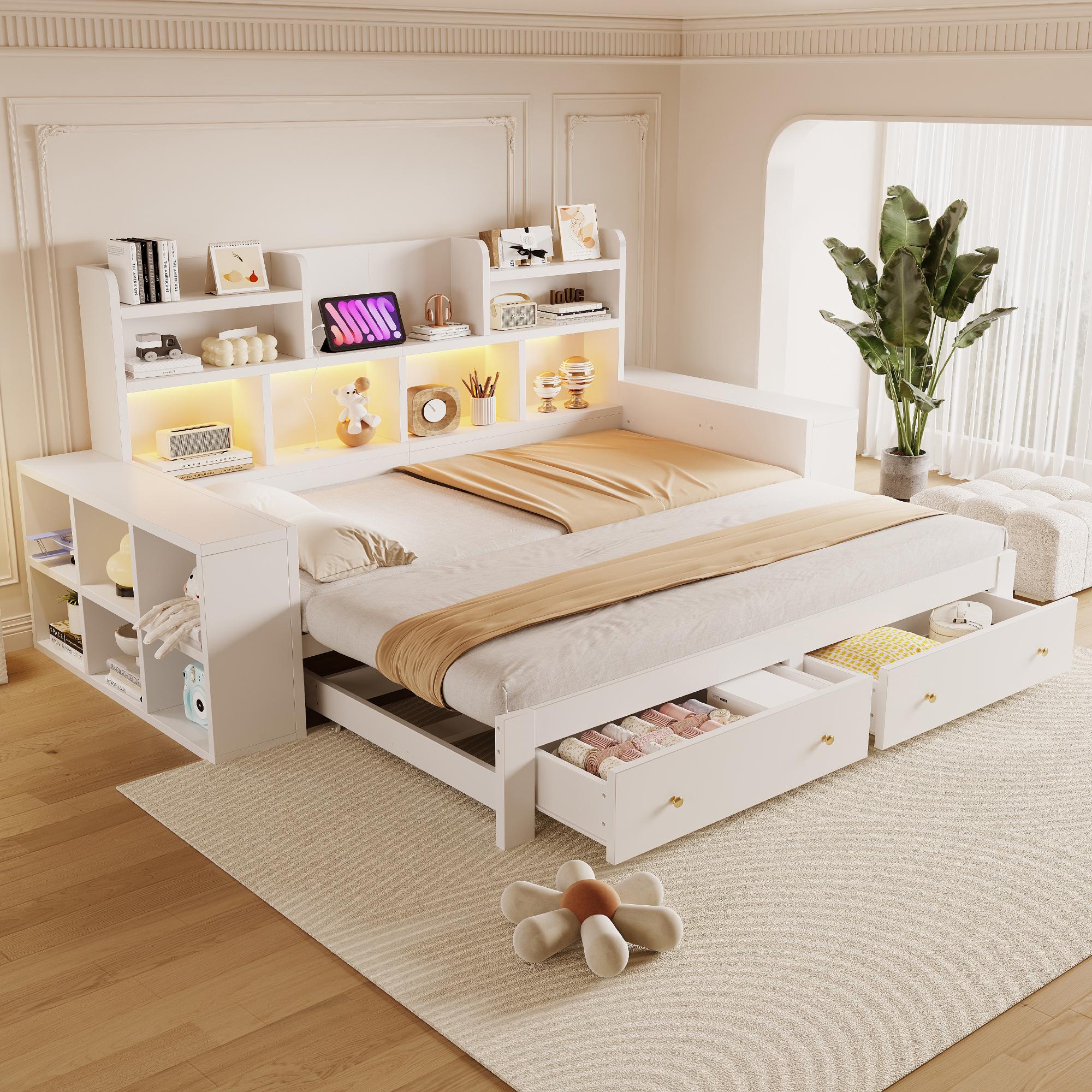 Multifunctional Pull-Out Sofa Bed Made of