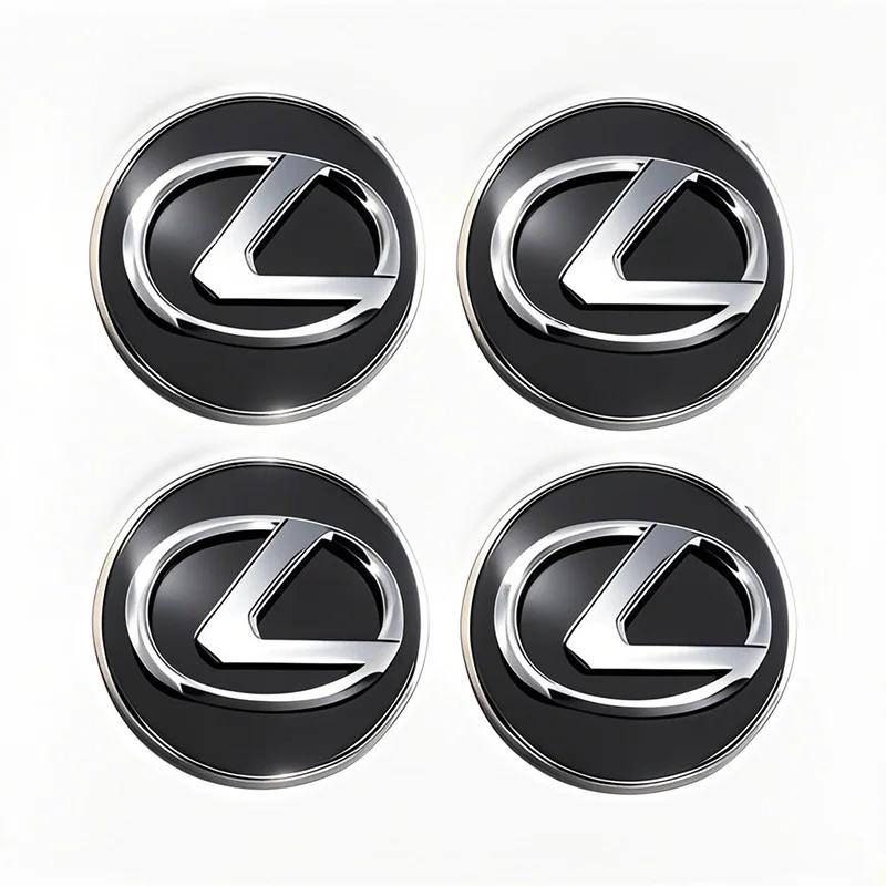 

4PCar Wheel Tire Rim Cover Center Hub Cap Decoration For Lexus LS LC RZ IS350 ES300 GS350 CT200h GX460 LX570 RX500h NX300 UX260