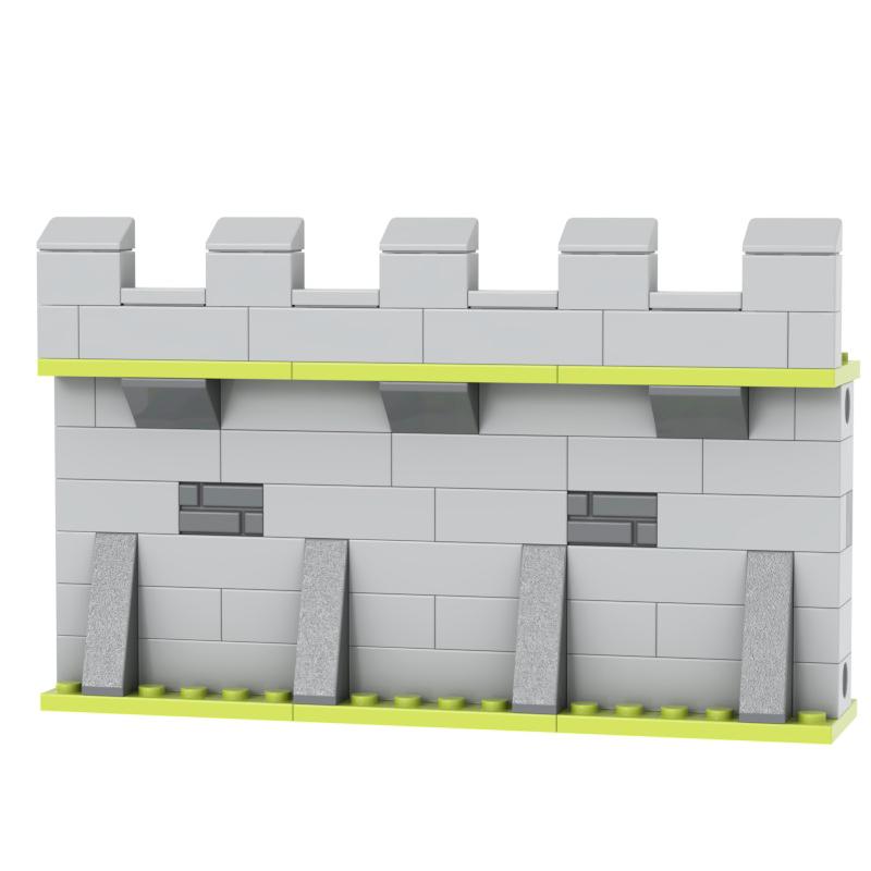 Walls Medieval Middle Age Building Blocks Toy Collection Kids Assembly Classic Brick Souvenir Decoration Horse Shed