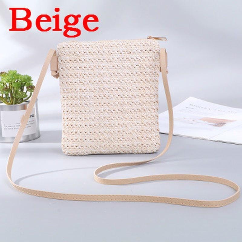 Fashion Women New Beach Tote Messenger Handbag Ladies Rattan Straw Wicker Crossbody Shoulder Bag Basket