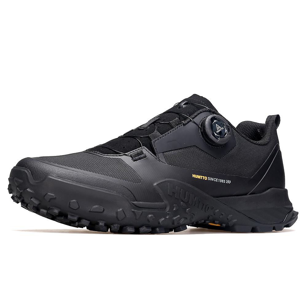 

HUMTTO Роскошные дизайнерские походные туфли для мужчин Дышащие мужские кроссовки Мужская спортивная обувь для бега по пересеченной местности Износостойкая модная повседневная обувь Sheos Man 44 чёрный