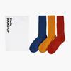 [3PACK] Women's Colored Rib Crew Socks_15 colors