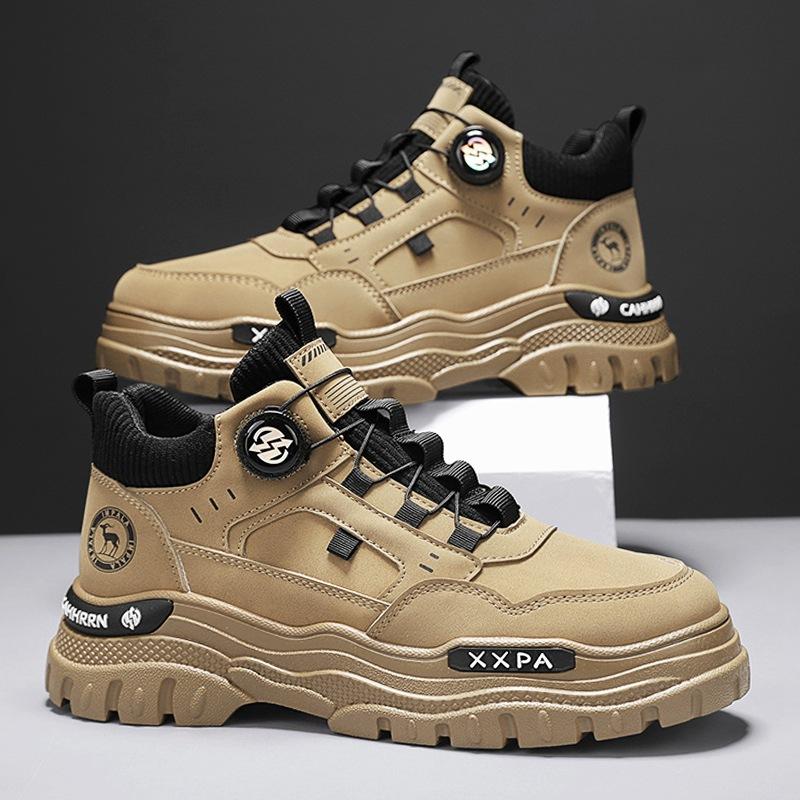 

Martin boots men s 2024 new autumn and winter high-top outdoor mountaineering tooling short boots men s medium-top rhubarb boots 44