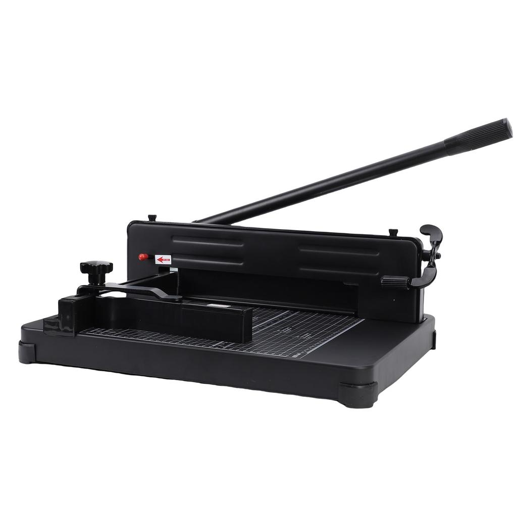 Manual Paper Cutter 400 Sheet 1.5in Thickness Cutting Capacity Paper Trimmer for Soft PVC Leather Non Woven Fabric