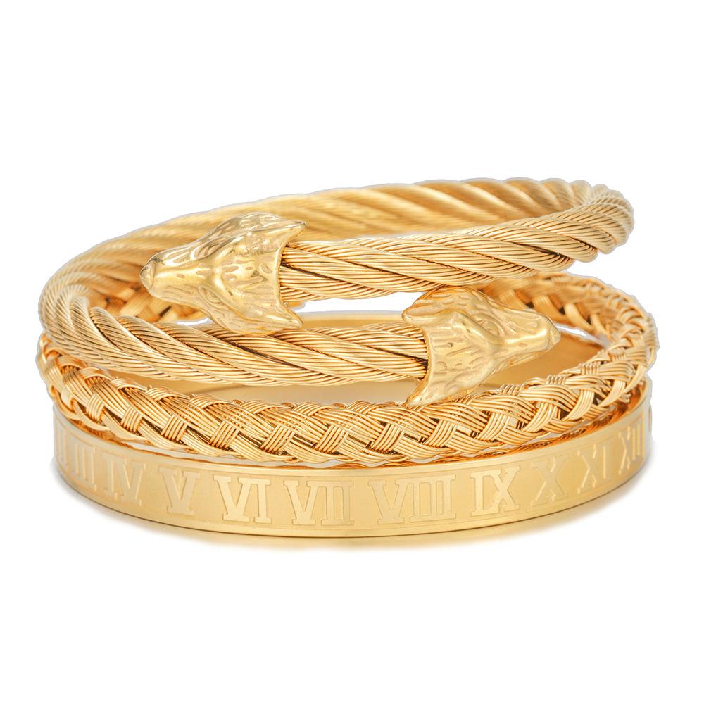 JYL TS Bracelet Men's  Natural Stone Fragment Set Boosts Energy & Growth