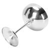 Curved Cup Shape Dessert Cup Rustless Steel Ice Cream Cup Burr Free Serving Cup  Yogurt Serving