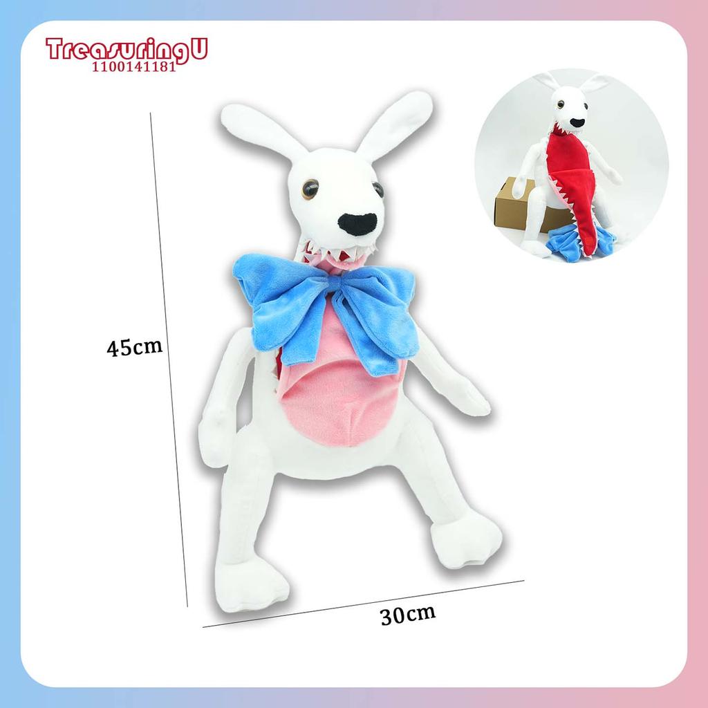 TreasuringU 45cm Kaninchen Plüschtiere 99 Nacht im Wald Kuscheltier Niedliche Schwarze Katze Tiere Spielzeug Plüschtiere Geburtstagsgeschenk